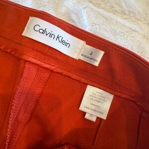 Calvin Klein Vibrant Red Apparel
